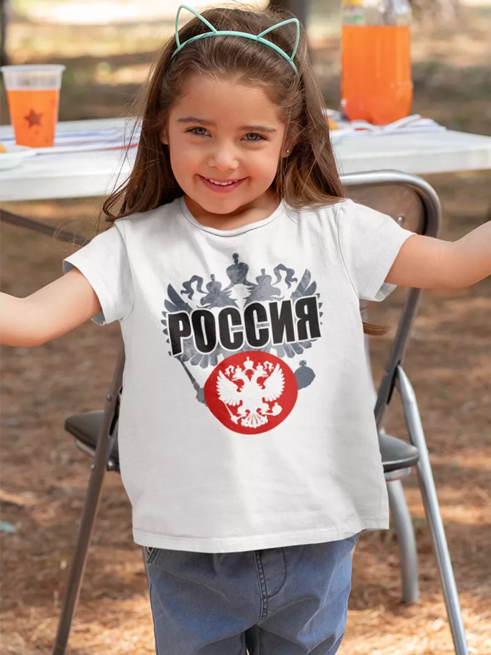 Футболка с гербом России