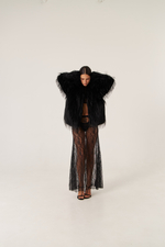 Комплект юбка/митенки из кружева