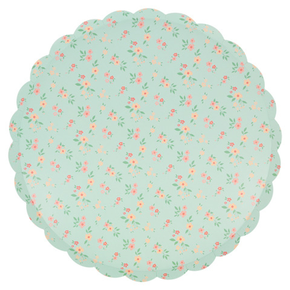 Тарелки большие "Vintage ditsy" 8 шт. (26,7 х 26,7 см)