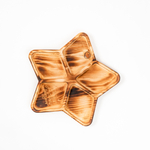 Менажница деревянная из сибирского кедра для подачи блюд и закусок с гравировкой "СЛЕДУЙ ЗА СВОЕЙ ЗВЕЗДОЙ". MG95