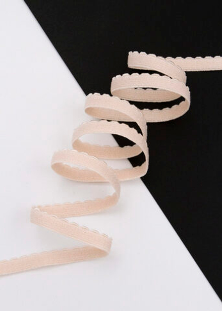 Резинка бельевая жасмин ажурная ширина 8 мм с учетом фестона Lauma (Латвия)