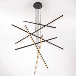 Citilux Стиг CL203261 LED Люстра подвесная с пультом Чёрная