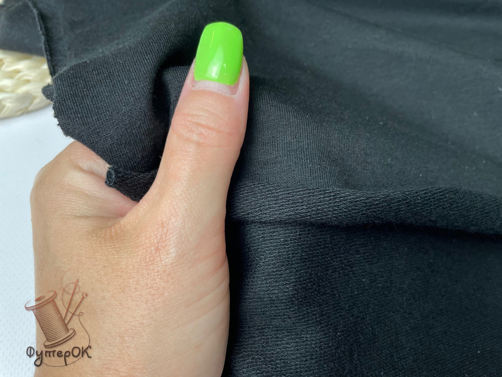 Футер 2-н петля ЧЕРНЫЙ