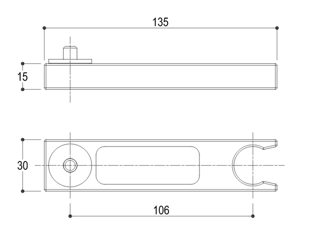 Держатель для ручного душа Ritmonio Waterblade H0BA1061CRL