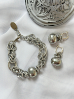 HMG 1131  S/Gray Браслет Византия арт.1390