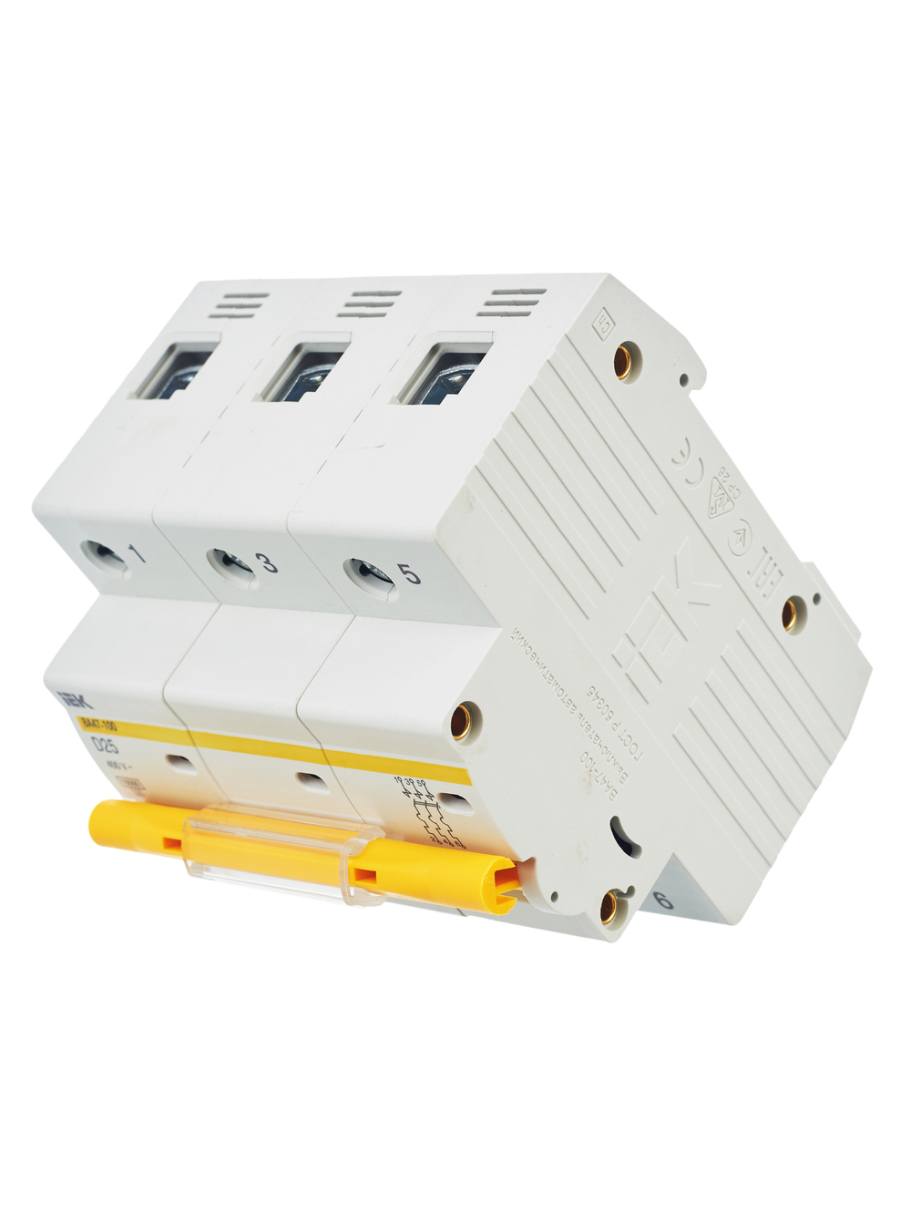 KARAT Автоматический выключатель ВА47-100 3P D 25А 10кА IEK