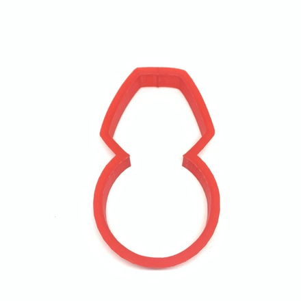 Вырубка для пряника "Медаль" 10*5см