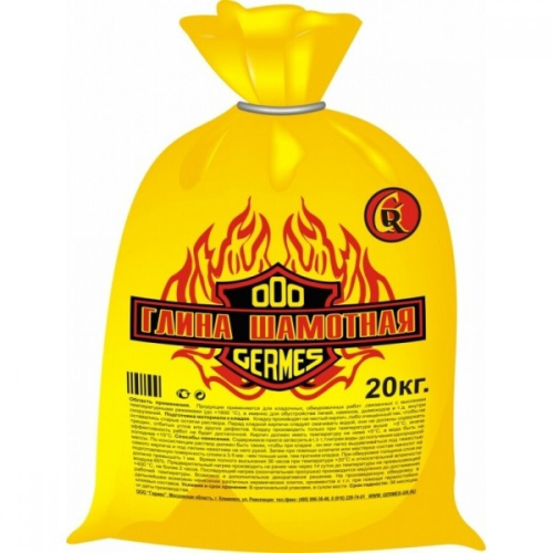 Глина шамотная 20кг