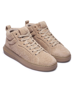 Кожаные кроссовки CALVIN KLEIN JEANS - бежевый(YM0YM01128)