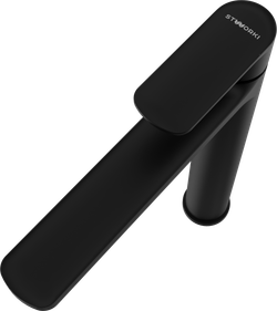 Смеситель для раковины STWORKI Хадстен S17020BK матовый черный