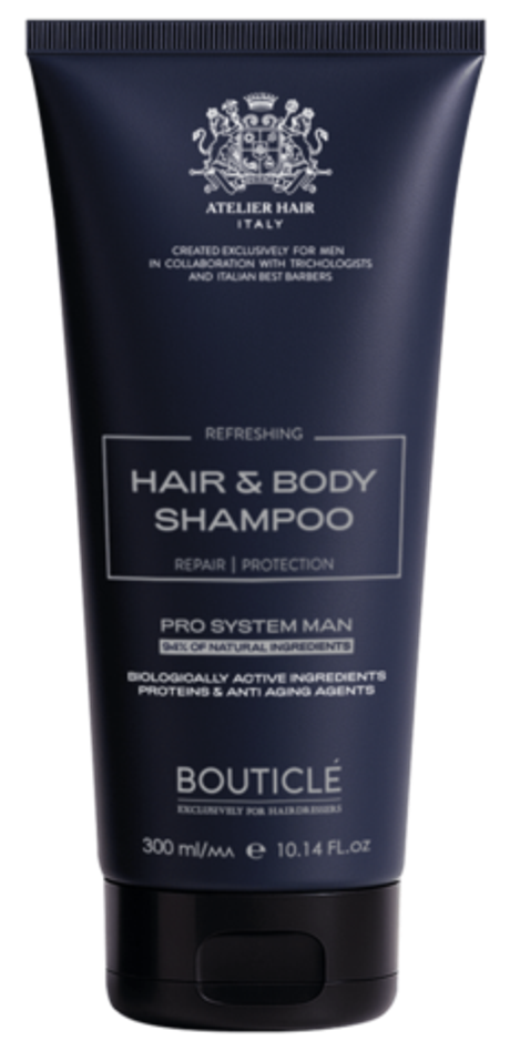 Шампунь Бутикле для волос и тела - Hair And Body Shampoo 300 мл