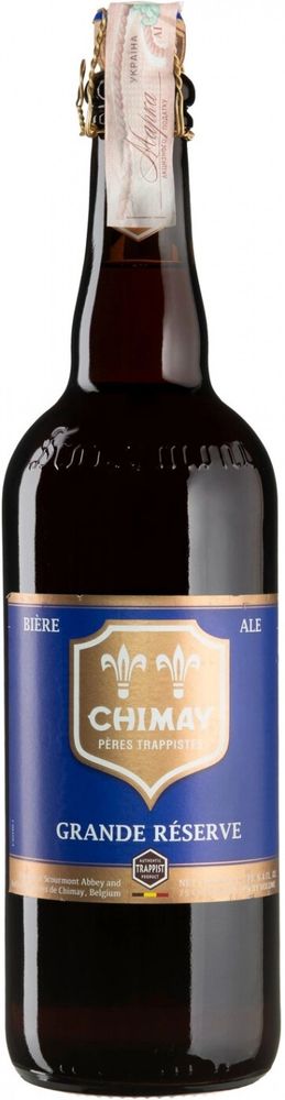 Пиво Шимэ Гранд Резерв / Chimay Blue Grand Reserve 0.75 - стекло