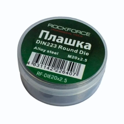 Плашка M20x2.5, в пластиковом футляре RockForce##Rock FORCE RF-DIE20x2.5