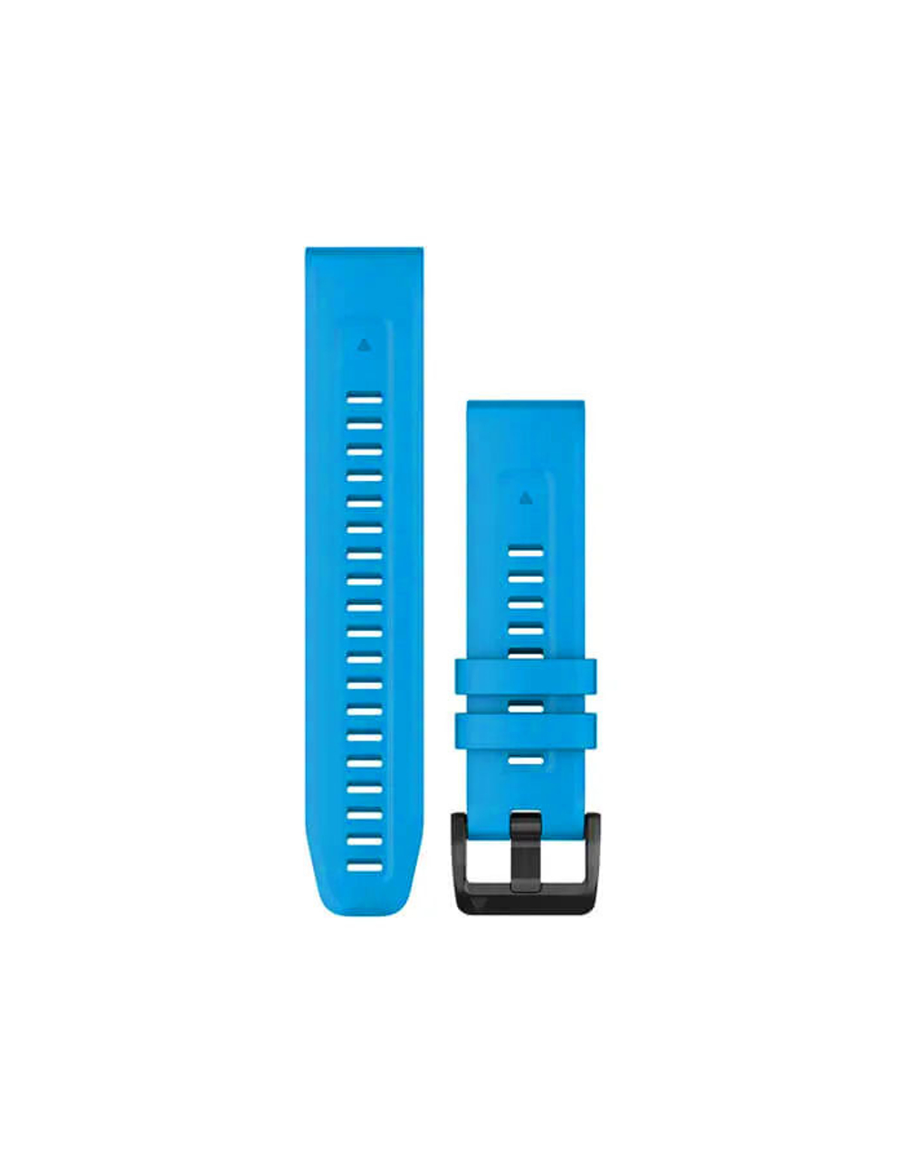 Ремешок для Garmin 22 мм стиль Fenix 7 силиконовый Premium QuickFit (Голубой)