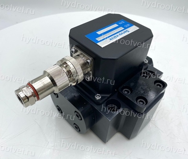 MOOG 072 аналог - SFL214 - Сервоклапан Ду16 двухкаскадный типа сопло-заслонка с L = обратная связь по усилию, притычная поверхность по ISO 10372-06