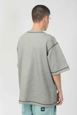 Футболка Codered Just Like in 96 Серый Меланж/Красный принт