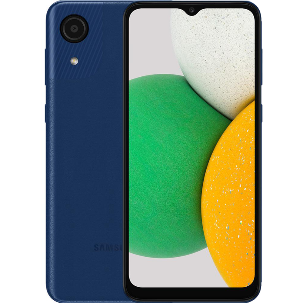Смартфон Samsung Galaxy A03 Core SM-A032 2/32GB синий (SM-A032FZBDSER)