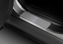 Накладки на пороги Rival для Ford Kuga II 2013-2017 2016-н.в., нерж. сталь, с надписью, 4 шт., NP.1806.3