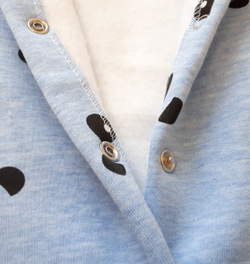 Комбинезон Глазки (голубой)