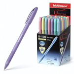 Ручка шариковая 1.0 синяя "U-109 Pastel Stick&Grip" (ErichKrausе)