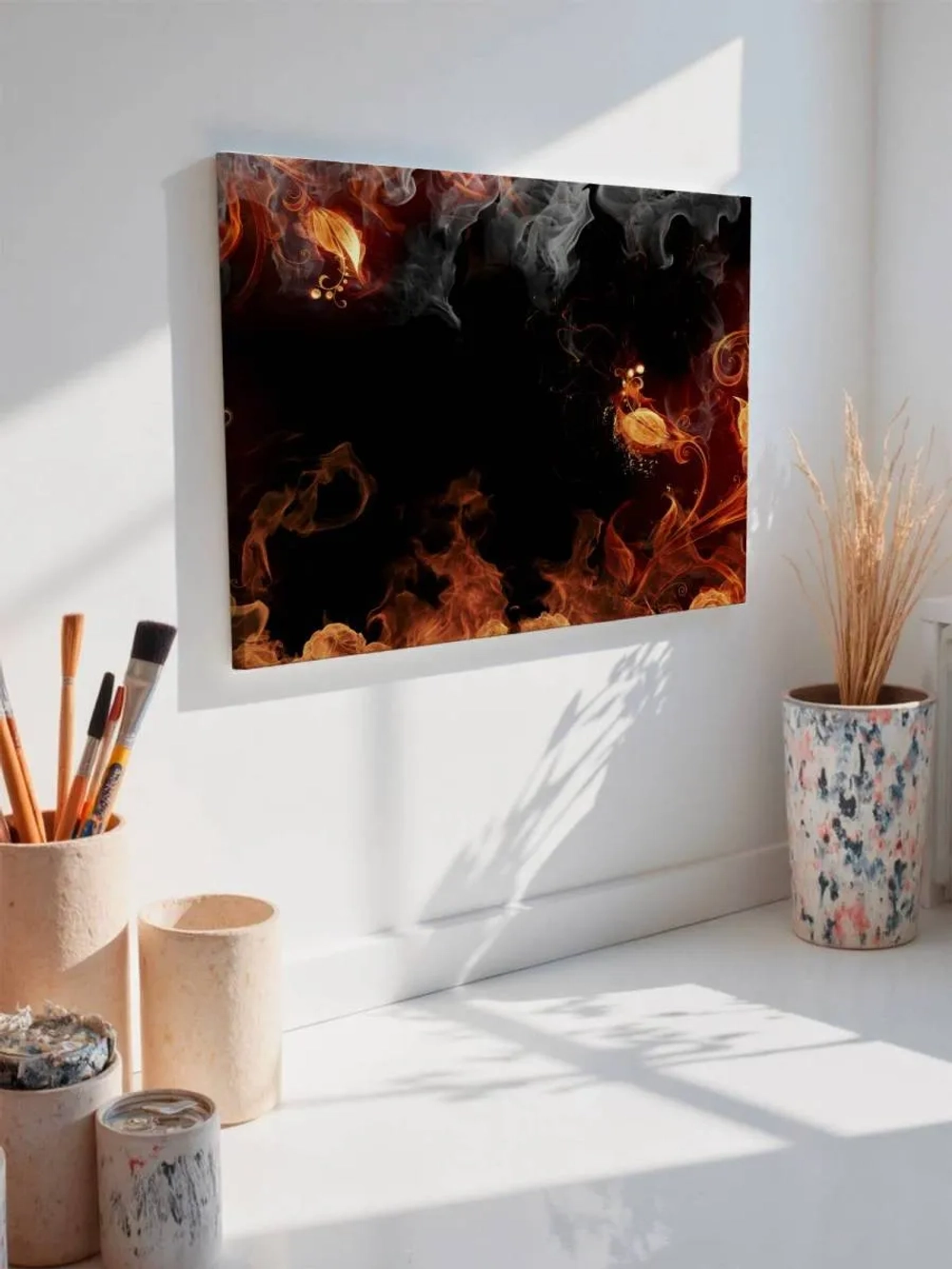 Картина на стену 40 X 50 Огонь