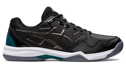 Мужские кроссовки теннисные Asics Gel-Dedicate 7 Indoor - black/gunmetal