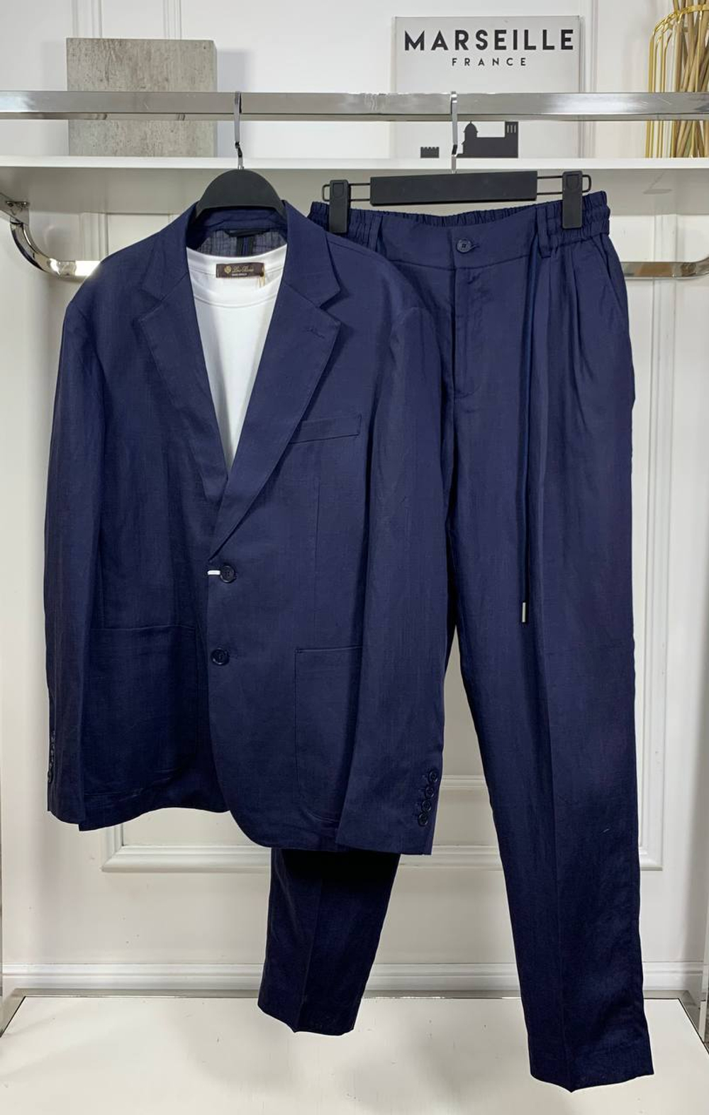 Льняной костюм Brunello Cucinelli