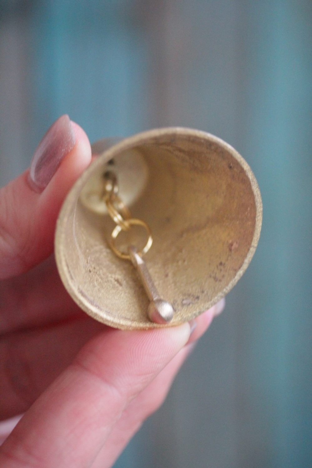 Колокольчик большой латунь 4,8х5 см (2 шт)