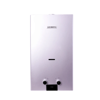 Газовая колонка GENBERG 110.01 СТАНДАРТ 10 л. Серебро