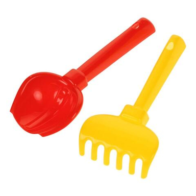 Набор №19 (совок 2 + граб. 2) (Полесье)