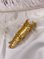 Кольцо-трансформер Скиапар. в виде пальца с белым ногтем и пирсингом