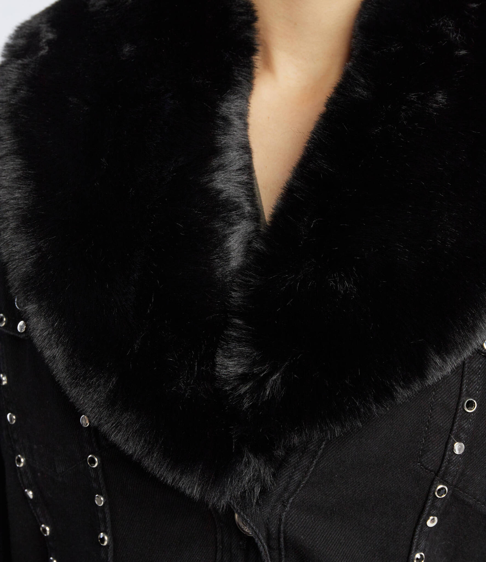 джинсовая куртка Liu Jo - черный(UF1070 D4622)