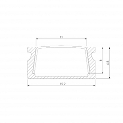 Профиль Elektrostandard LL-2-ALP006 серый