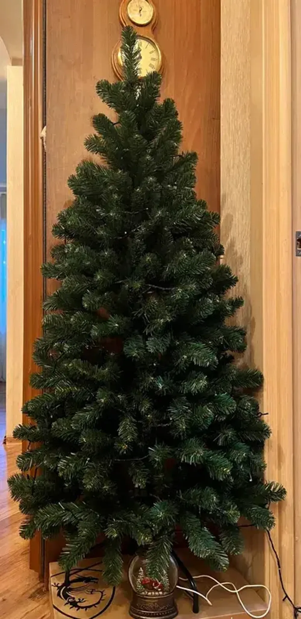 Ель половинка / угловая «Эльза» (пвх) 180 см / 1.8 м