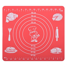 Силиконовый коврик для раскатки и выпечки 26х28 см.