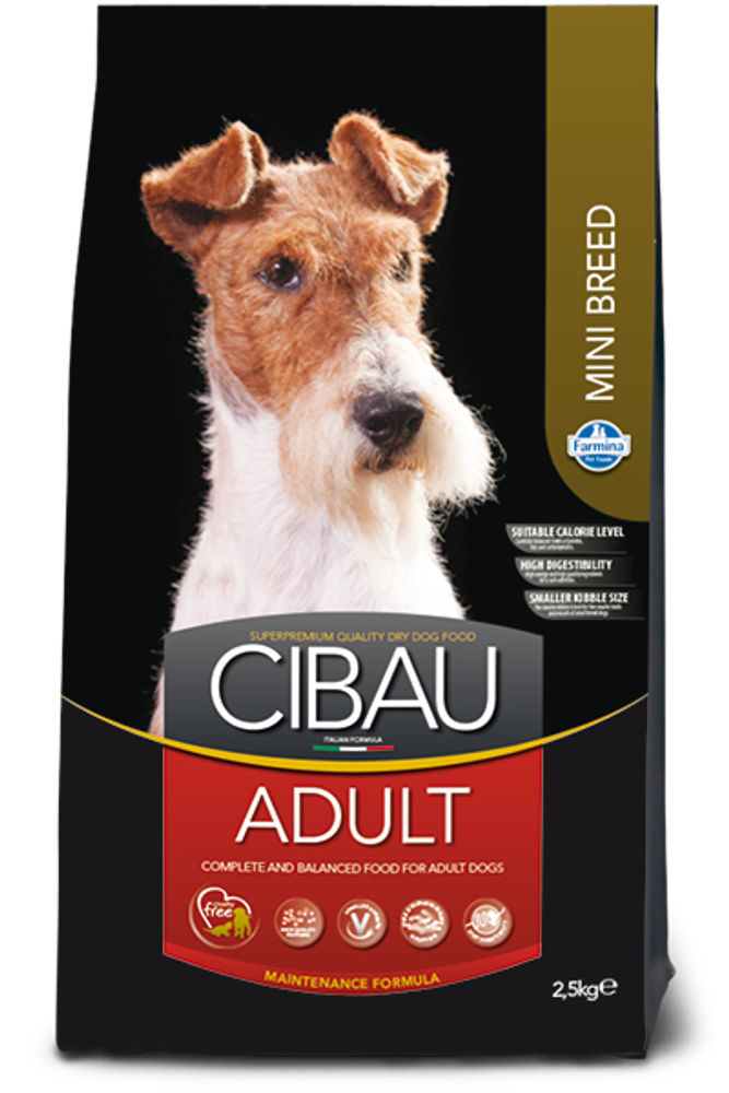 Farmina Cibau 800г Adult Mini Breed Сухой корм для собак малых пород Курица