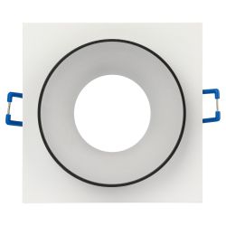 Светильник встраиваемый декоративный ЭРА DK96 WH под лампу MR16 GU5.3 белый | Декоративные встраиваемые светильники