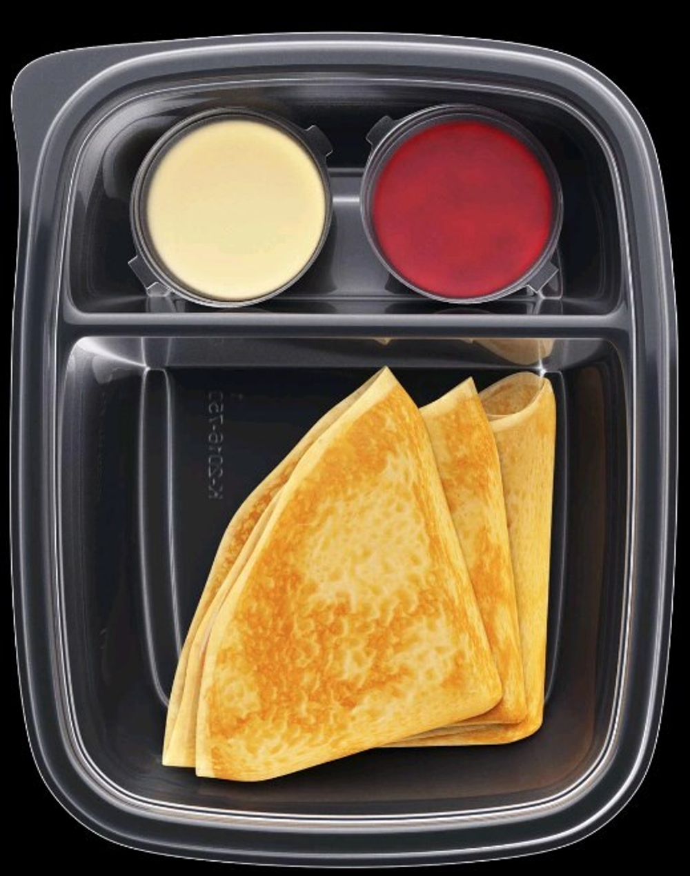 Одноразовые контейнеры 2х секционные 700мл 200х160х50мм (50/100шт)