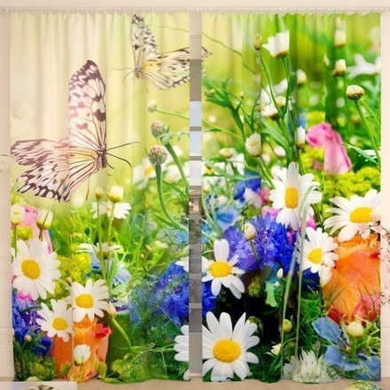 Фотошторы "РД. ЛУГОВЫЕ БАБОЧКИ", Россия.