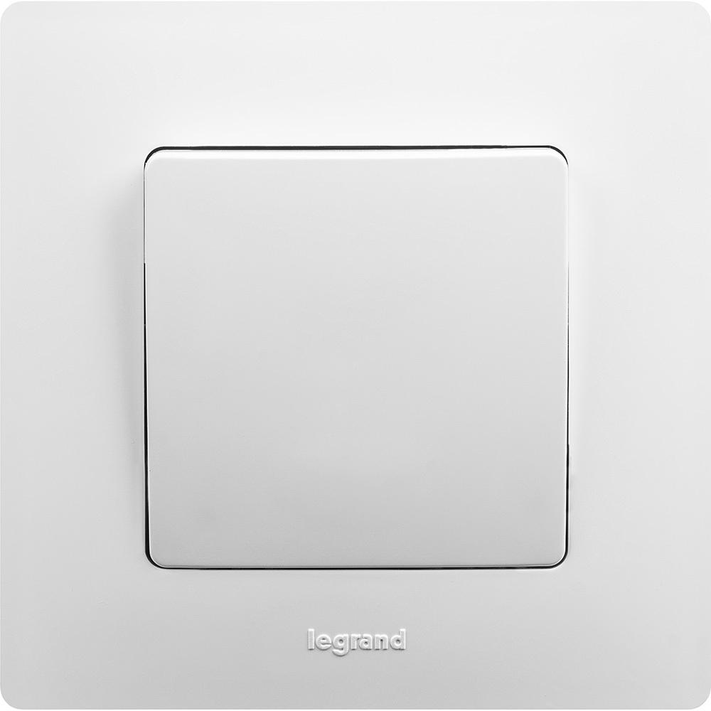Выключатель 1-клавишный 10А 250В белый ETIKA Legrand