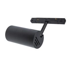 ULB-M60-24W-4000K-35 BLACK Светильник-прожектор светодиодный трековый. Для магнитного шинопровода. 900 Лм. Белый свет 4000К. Черный. ТМ Uniel