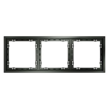 Рамка пластиковая VOLTUM S70 на 3 поста, (титан)