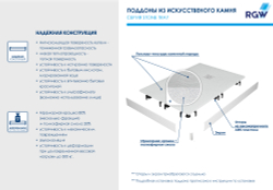Душевой поддон прямоугольный RGW ST-Co Бетон