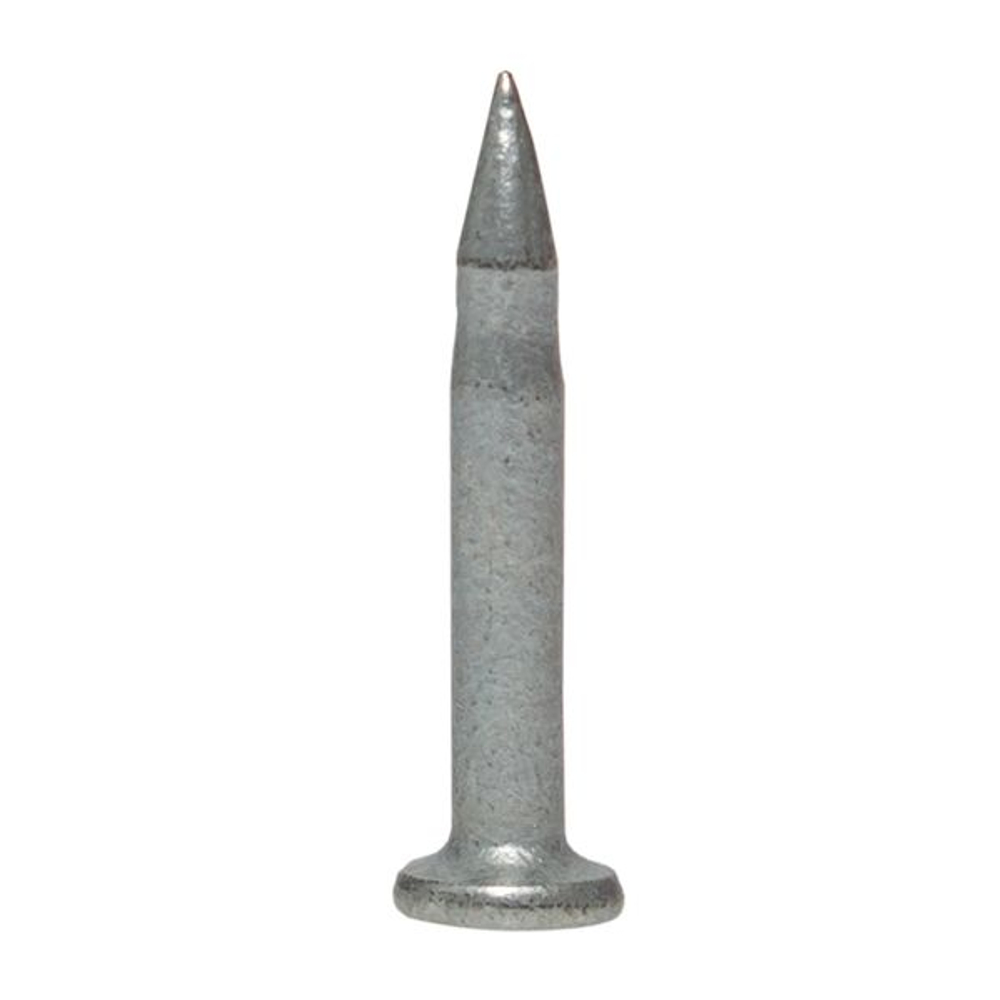 Кованые гвозди по бетону, металлу Bullet Type диаметр 3 мм длина 25 мм, цинкование (1000 шт.)