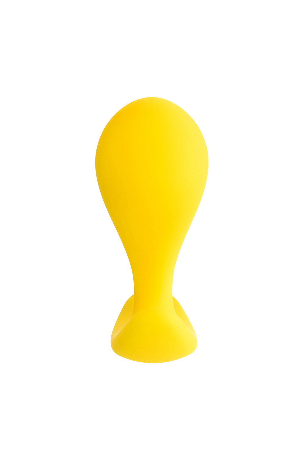 Анальная втулка ToDo by Toyfa Blob, силикон, желтая, 5,5 см, Ø 2,1 см