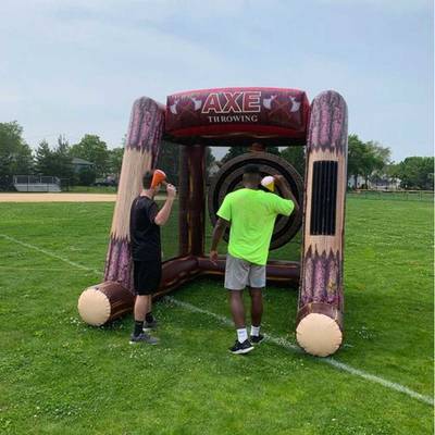 Надувной герметичный дартс «Меткий топор», диаметр 2,5 м, размер 4×3×4 м