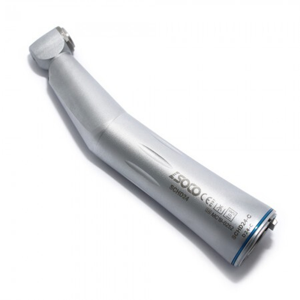 Угловой наконечник с фиброоптикой Soco D24-C (1:1)