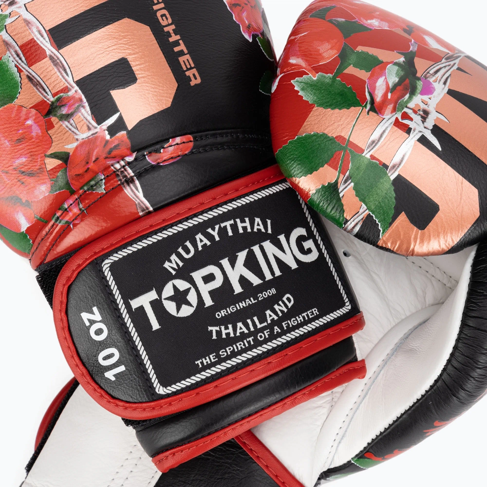 Боксёрские перчатки Top King Boxing Rose white/black