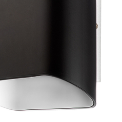 808627 Светильник настенный MURO 2х40W G9 ХРОМ/ЧЕРНЫЙ