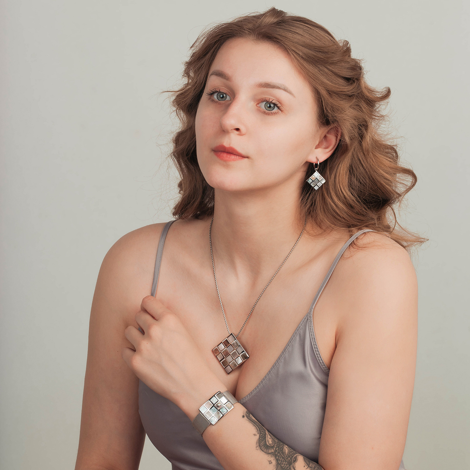 Серьги Fiore Luna AE01361-4 BL